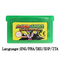 EU 32 бит видеоигры картридж Консоли Карты Mari серии США/ЕС Версия для nintendo GBA - Color: EU