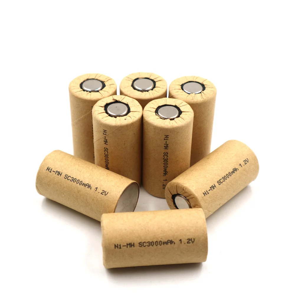 Аккумуляторные батарейки C &amp P SC3000mAh Ni-MH 12 шт.-15 шт. 1 2 в Sub-C перезаряжаемые для