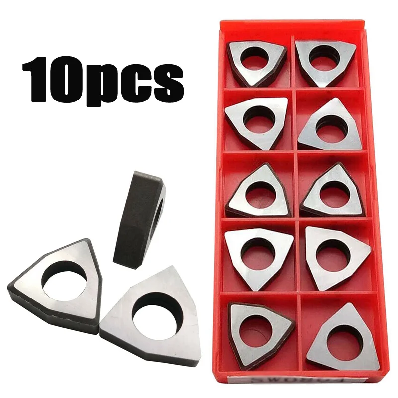 

10 Pieces MW0804 Carbide Shim Trigon For WNMG0804 Inserts Turning Tool Holder