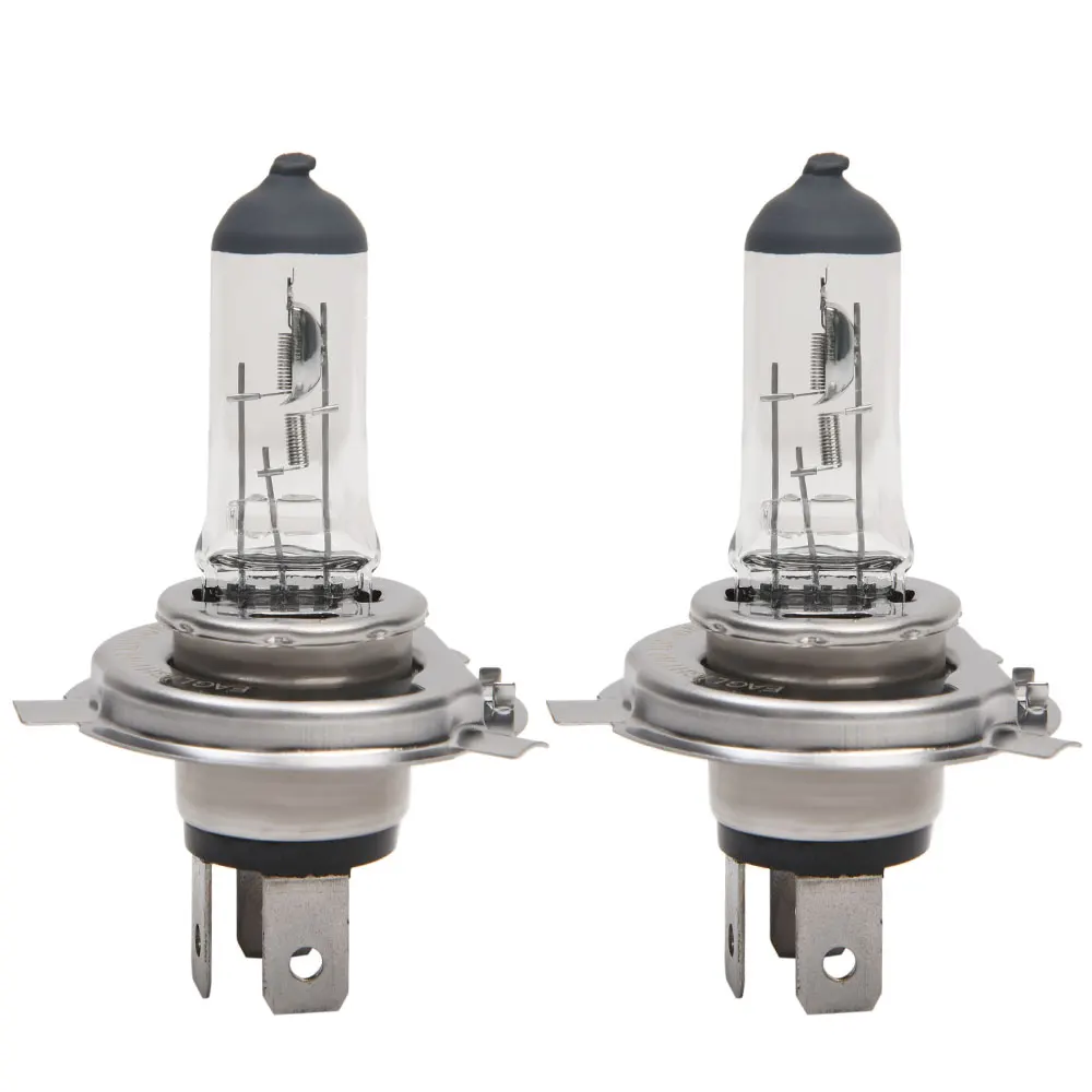 Прозрачная лампа H4 головсветильник галогенная 100 Вт 12 в 6000K Автомобильная