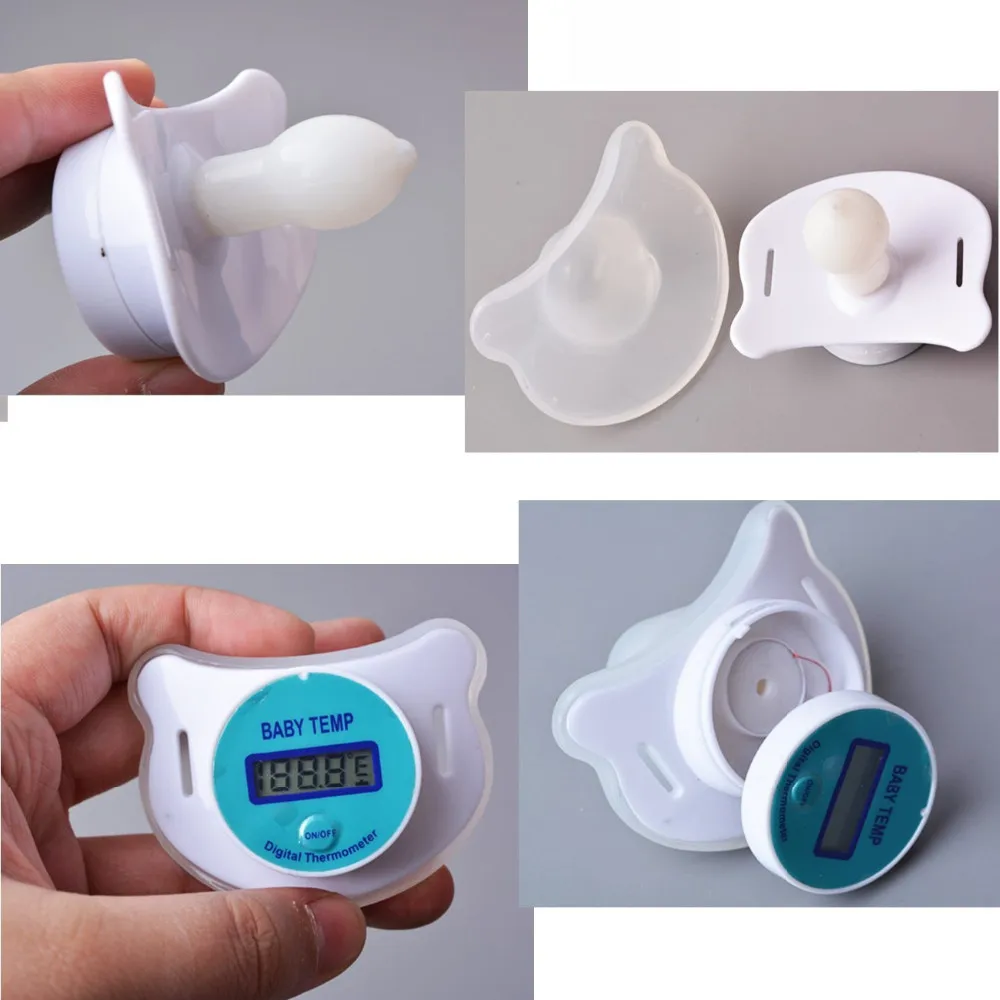 

LCD Digital Mouth Nipple Pacifier Chupeta Termometro Testa Baby Nipple Thermometer Termometro functional Baby Pacifier