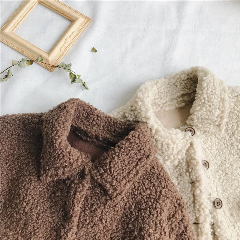 WLG/зимние плотные куртки для мальчиков и девочек Детские Бежевые Коричневые