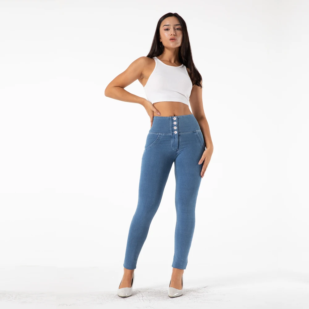 Штаны Shascullfites из денима для тренажерного зала и коррекции фигуры Стрейчевые