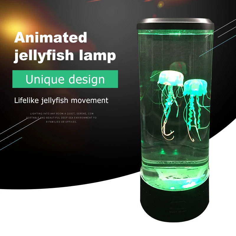 

LED Jellyfish Lamp USB/Remote Night Light Color Changing Jellyfish Tank Aquarium Kids Gifts Relaxing Mood Fantasy Jellyfish Lamp