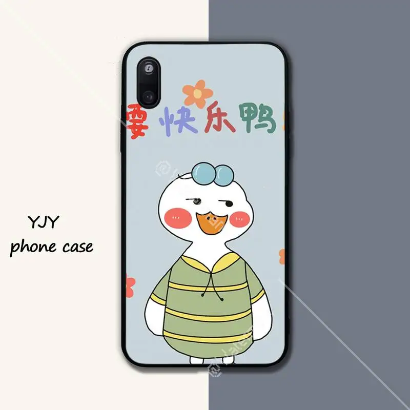 

super cute duck Couple Silicone phone cover case for huawei nova 2i 3i 5 t 6 se 7 Y5 2018 2019 Y9 prime Y7 2019 Y9s funda