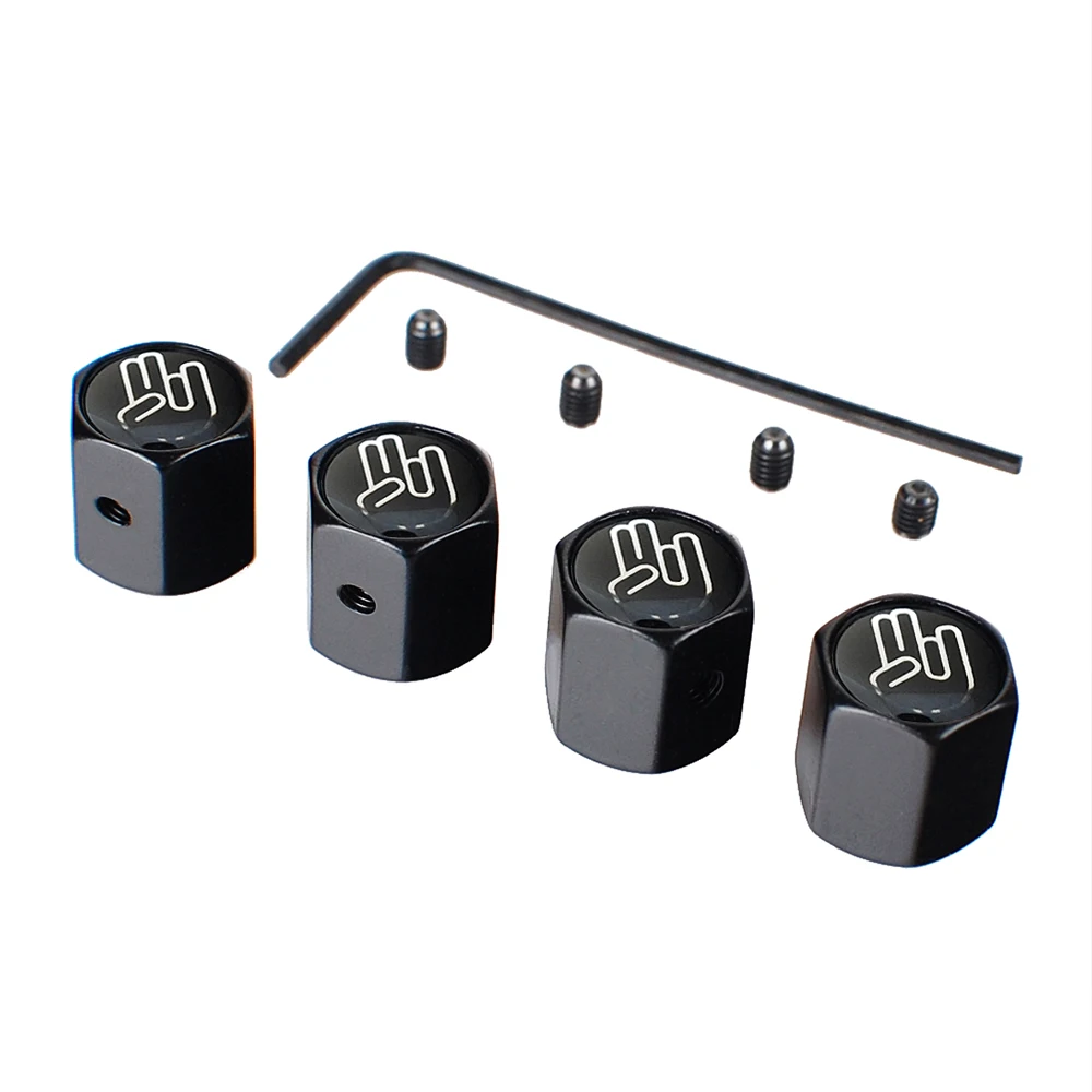 Автомобильный Стайлинг колпачки для клапанов шин жестов логотипа колеса