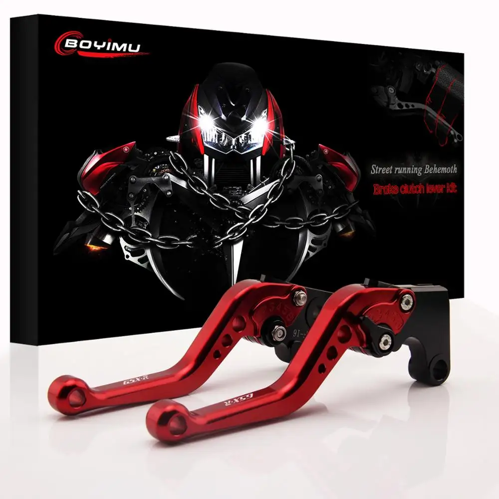 

2pcs Alloy Motorcycle Brake Handle CNC Motorcycle Clutch Brake Lever High Quality Fit for GSXR1000 2007-2008 Motorbike