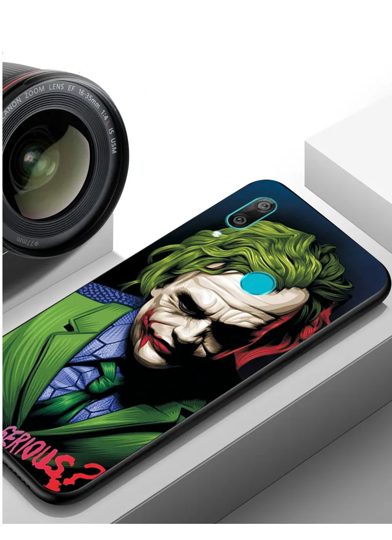 Для Hauwei Y5 чехол для huawei Y7 Y9 Y6 Капитан Америка черный ТПУ задняя крышка для Hauwei Honor 8A 8S Чехол бампер