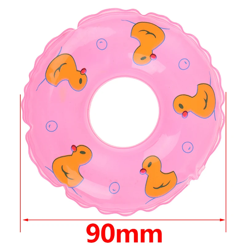 1 шт. кукольный плавательный летний пляжный купальник спасательное кольцо для