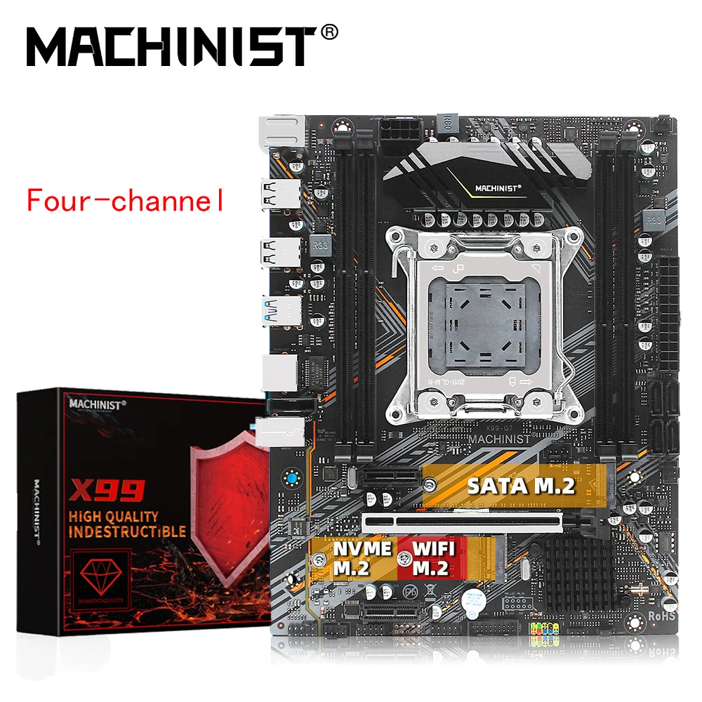 Machinist X99     LGA 2011-3 CPU DDR3 ECC/NON-ECC  Intel Xeon E5 V3 & V4