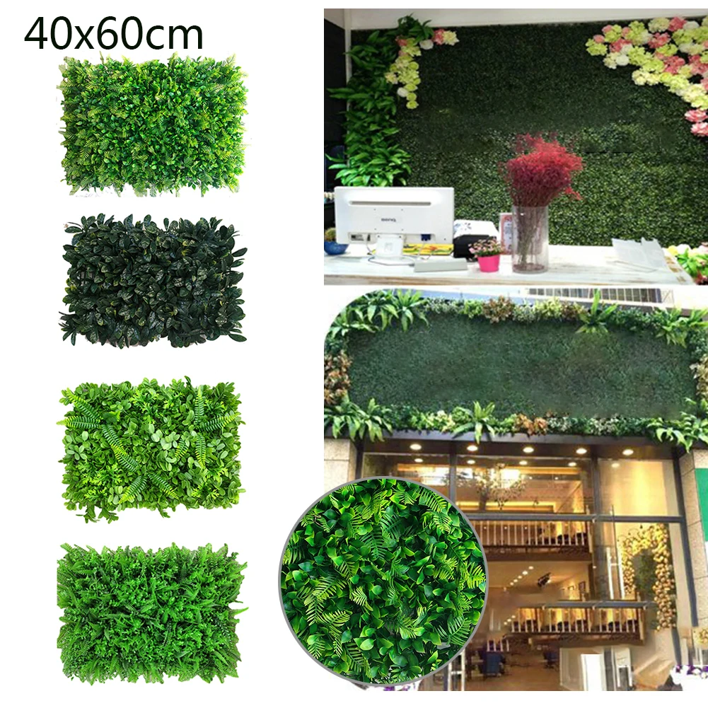 Fake Artificial Lawn Green Grass Square Plastic Plant Home Wall Decoration Simulation Plants Garden Decor High Quality | Дом и сад