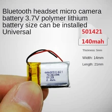 Bluetooth Headset Battery 3.7V Polymer Lithium Cell 501421 Universal 501520 Smart Bracelet Wearable Device For Games Accessories