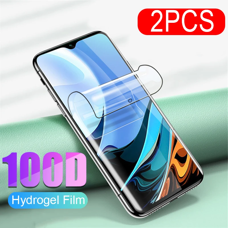 

Гидрогелевая пленка 2 шт. для Xiaomi Redmi 9T 9 9aT 9c nfc, Защитная пленка для экрана Redmi9T redmy9T Xiaomi 9T, не стекло
