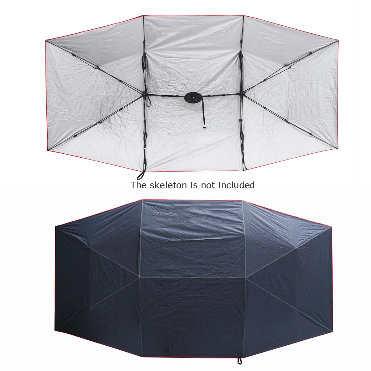 Waterproof Anti UV Full Automatic Outdoor Car Vehicle Tent Umbrella Sunshade Roof Cover Sun Shade Cloth Replaceable | Автомобили и