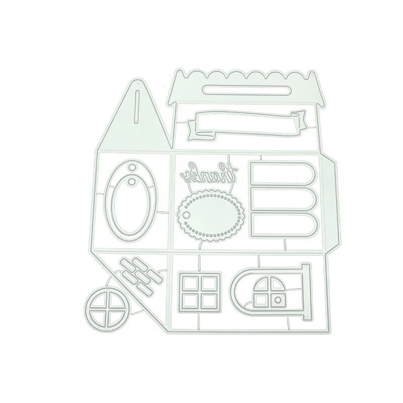 

JC Metal Cutting Dies Carry Box for Scrapbooking Die Cut Handmade Shape Stencil Punch Blade Craft Mold Decor Template New Design