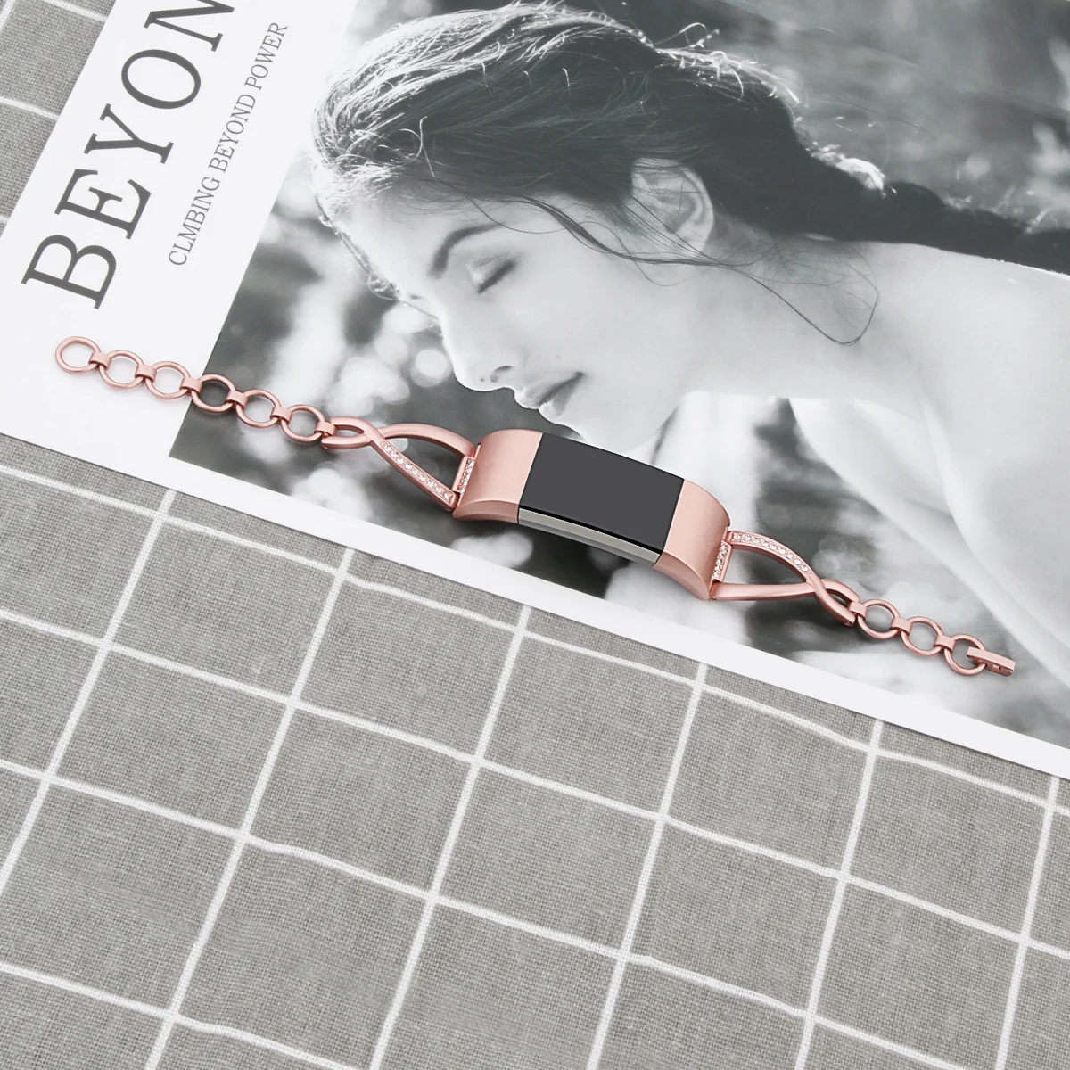 Ремешок для часов Fitbit Charge 2 металлический браслет из нержавеющей стали с