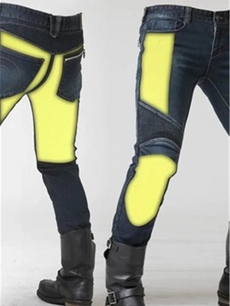 Мужские мотоциклетные брюки 2020 джинсы Kevlar защитное снаряжение для езды на