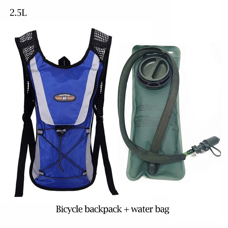 

2.5L Water Bag Riding Running Outdoor Sports Bicycle Backpack Hydration Pack Cycling Rucksack Bike Water Replenishment Daypack
