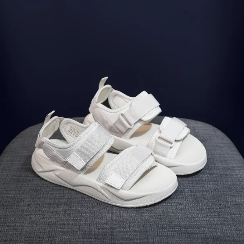 

2021 Women Summer Sports Sandals Women's New Flat Bottomed Versatile Thick Sole Street Comfortable Soft Sole Roman Shoes Sneaker