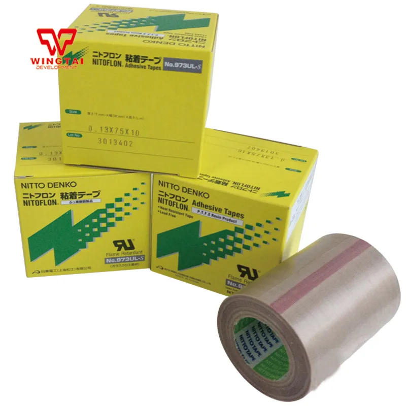 5 рулонов 973UL-S T0.13mm * W75mm L10m 100% лента Nitto электрическая Nitoflon | Строительство и ремонт