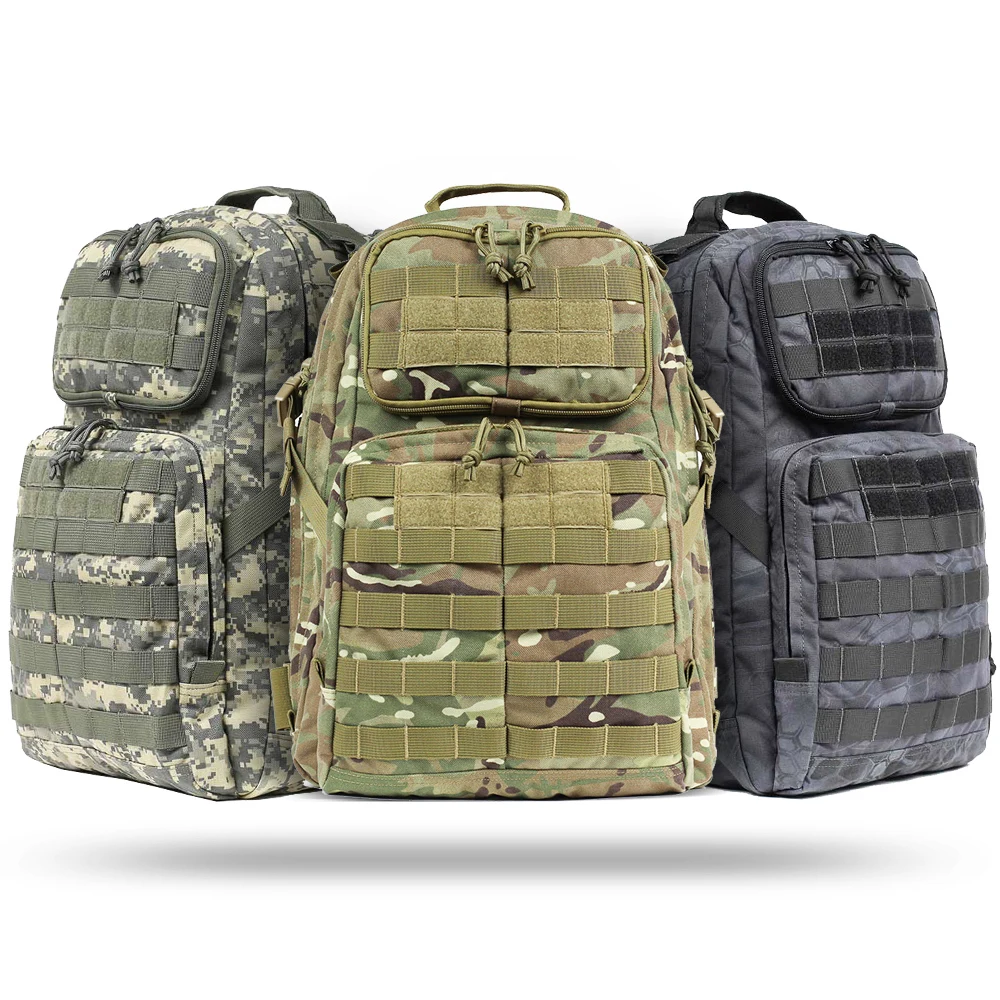 

55L Outdoor Military Tactical Backpack Molle Hunting Bag Sport Hiking Fishing Rucksack Pack Cordura Nylon Paintball Accessories