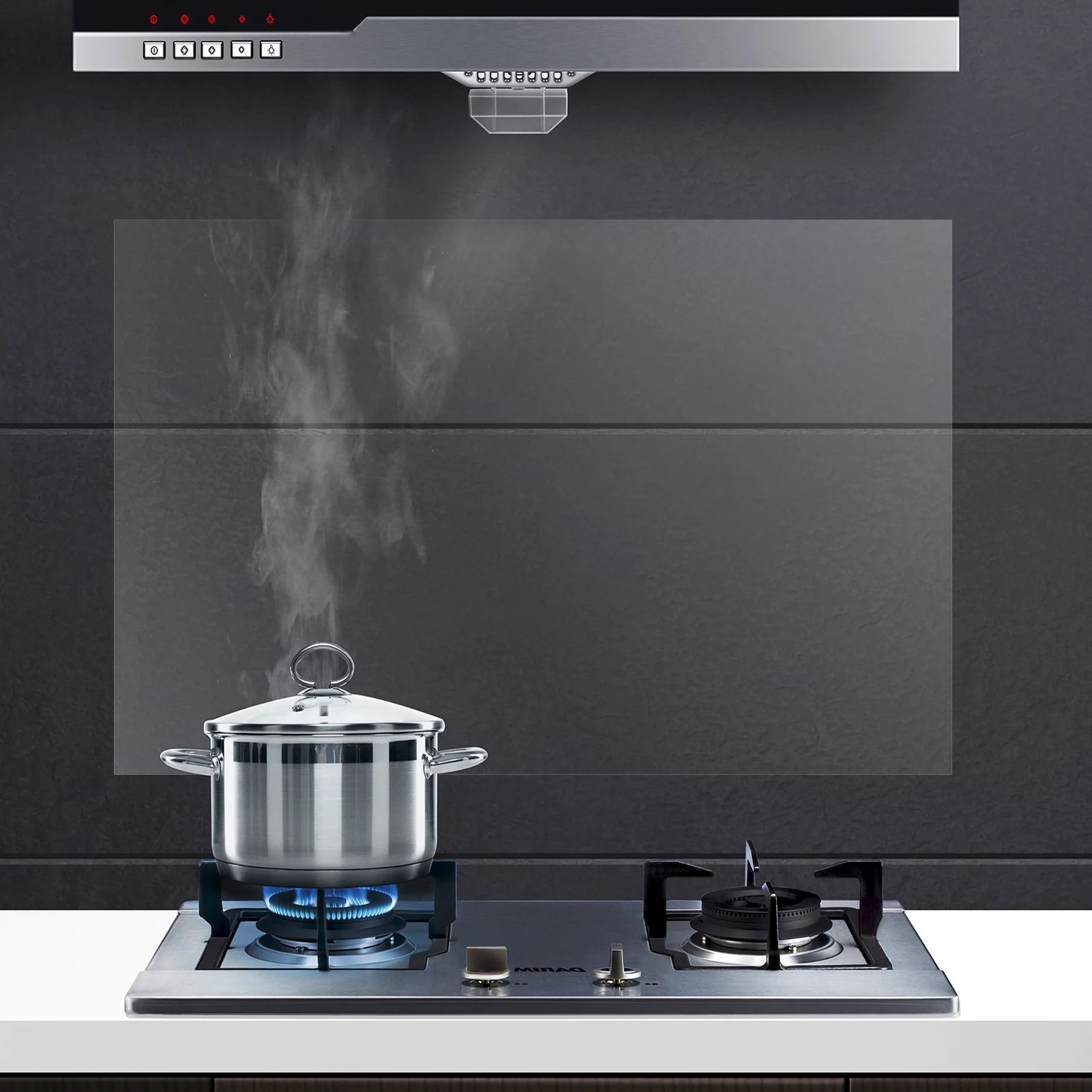 68cm*45cm Transparent Wall Protector Kitchen Oil-Proof Water-Proof High Temperature Stickers Accessories Supplies Tools | Дом и сад
