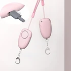 Самозащита персональная Безопасность охранной сигнализации волк Авто Alarme анти-изнасилование свисток 120dB звук громкий звуковой сигнал брелок зарядки защита новый