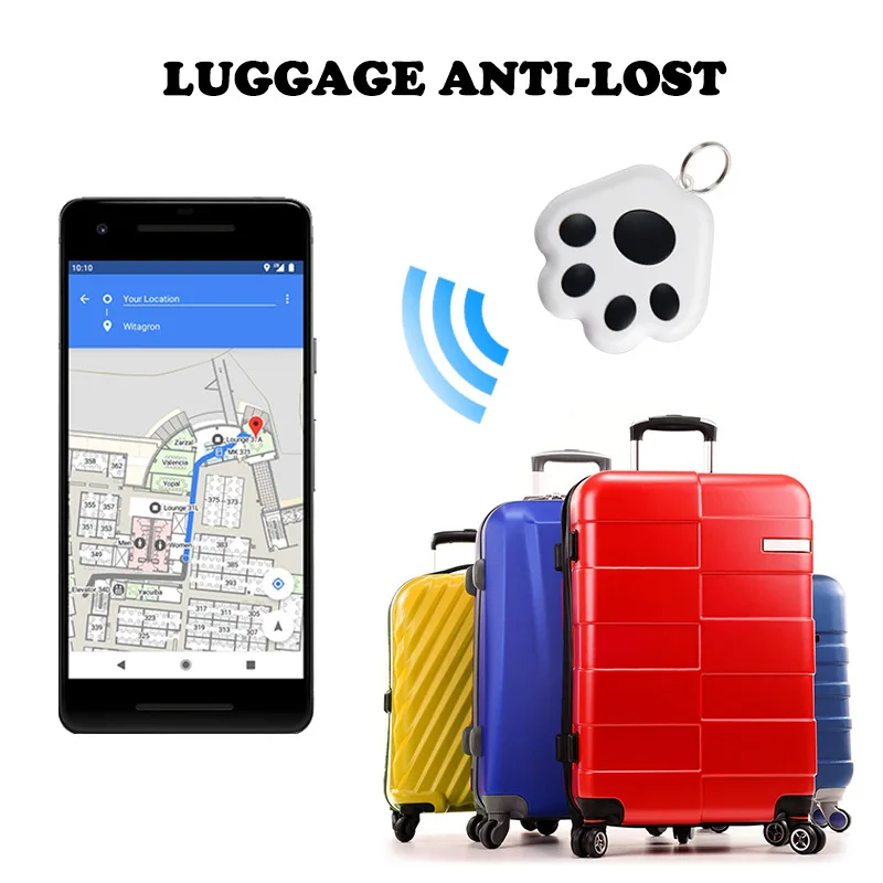 

Умный Gps-трекер, совместимый с Bluetooth, устройство для защиты от потери домашних животных, для детей, кошельки, чемодан
