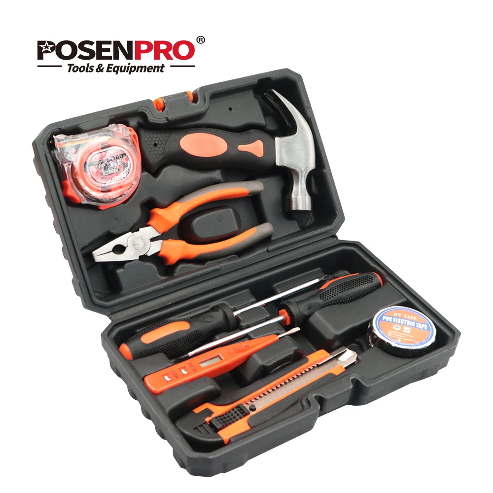 Набор инструментов POSENPRO 8 шт. Набор инструментов с отверткой тест карандаш молоток ручные инструменты BMC коробка