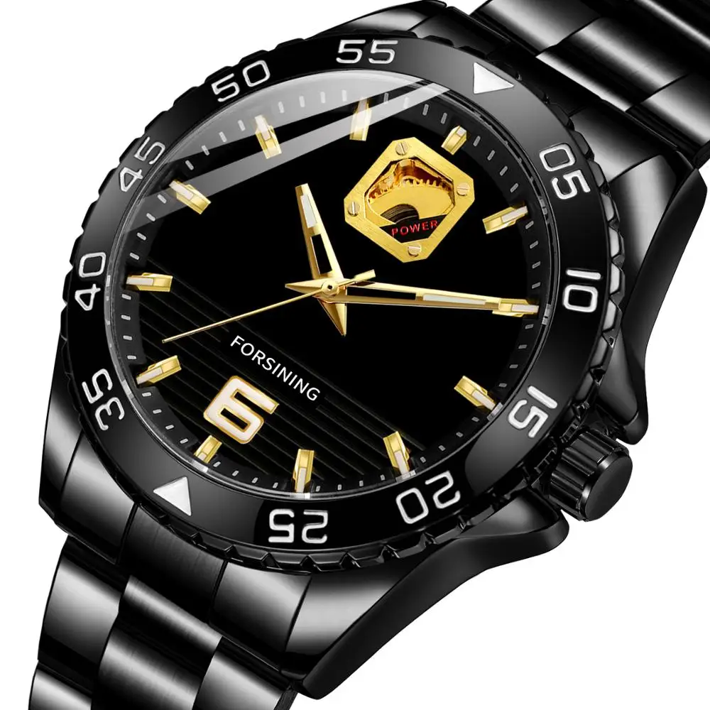 Часы наручные Relojes Hombre FORSINING Мужские механические брендовые Роскошные деловые с