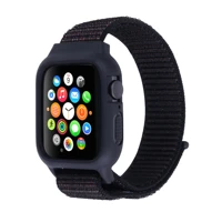 braided elastic nylon braceletcase iwatch series 6 5 4 3 se solo loop band for apple watch strap 44mm 40mm 42mm 38mm