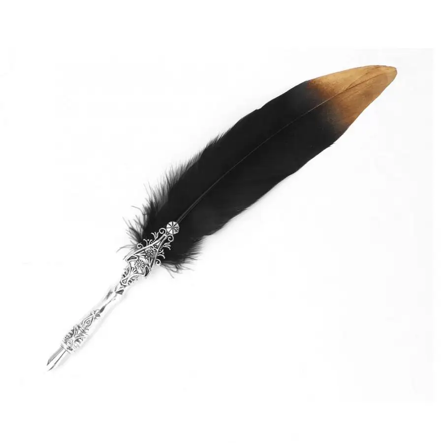 Винтажная Классическая авторучка перо Dip Ручка чернильная бутылка набор с