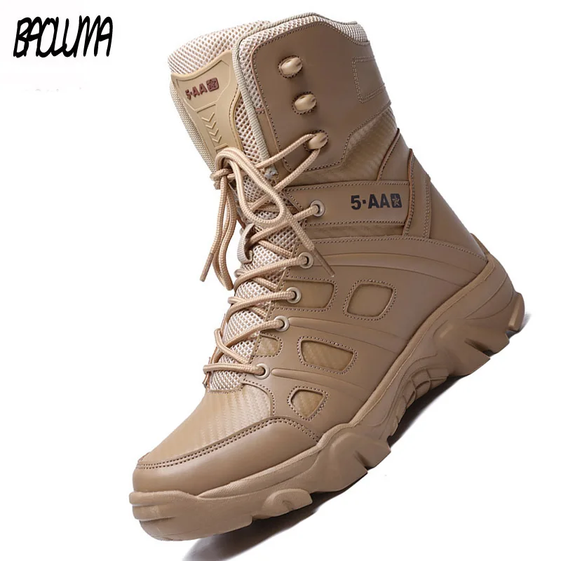 Ботинки мужские тактические классические брендовые базовые Уличная обувь стиль