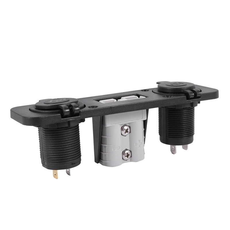 Flush Mount Anderson Plug Socket Double USB Charger Panel For Caravan Camper Boat Truck |
