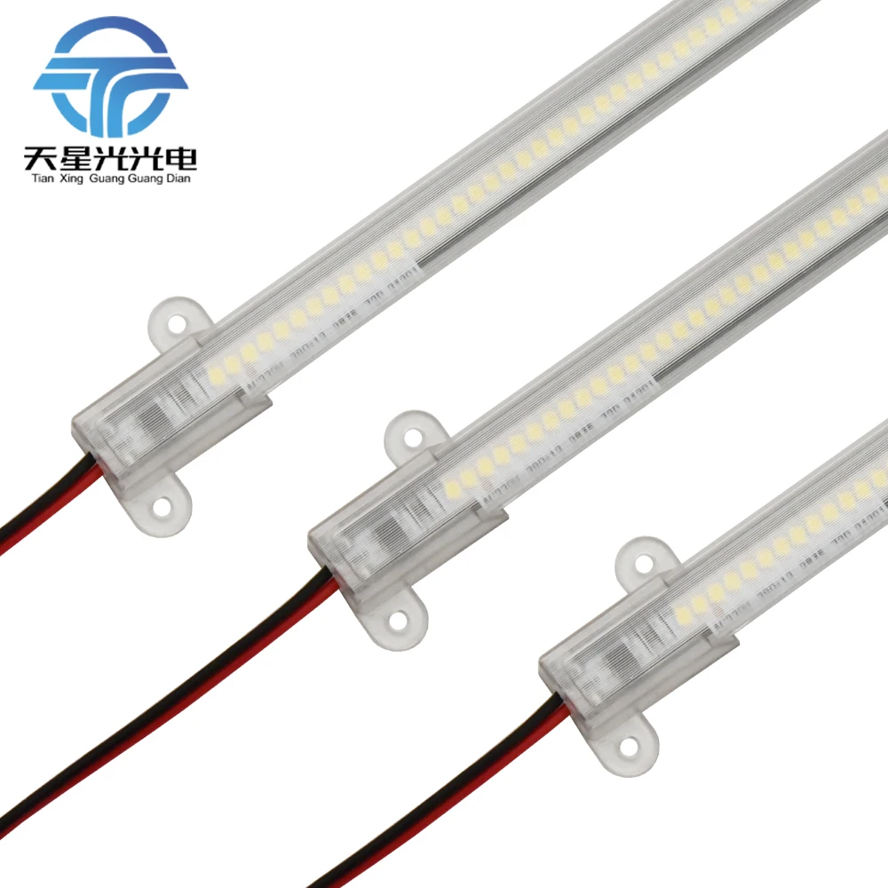 AC220V SMD2835 адвокатского сословия СИД светильник жесткий luces Светодиодные ленты 0,3 м 0,4 м 0,5 м алюминиевый сплав спальня украшения дома 5 шт./упак