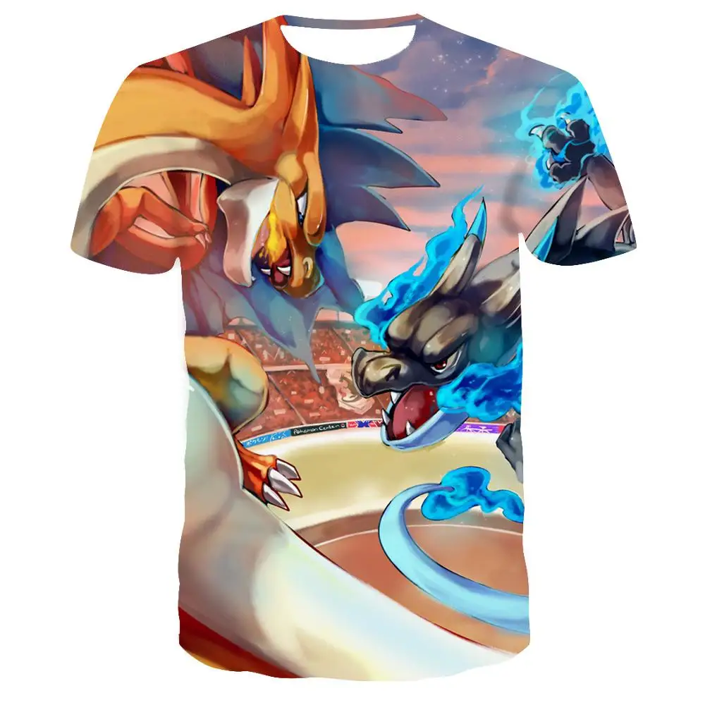 3D футболка с покемоном Пикачу для мужчин, camiseta, футболки с покемоном, футболка с покемоном, летние повседневные футболки, топы, одежда с рисунком из аниме, Прямая поставка - Цвет: tx-8182