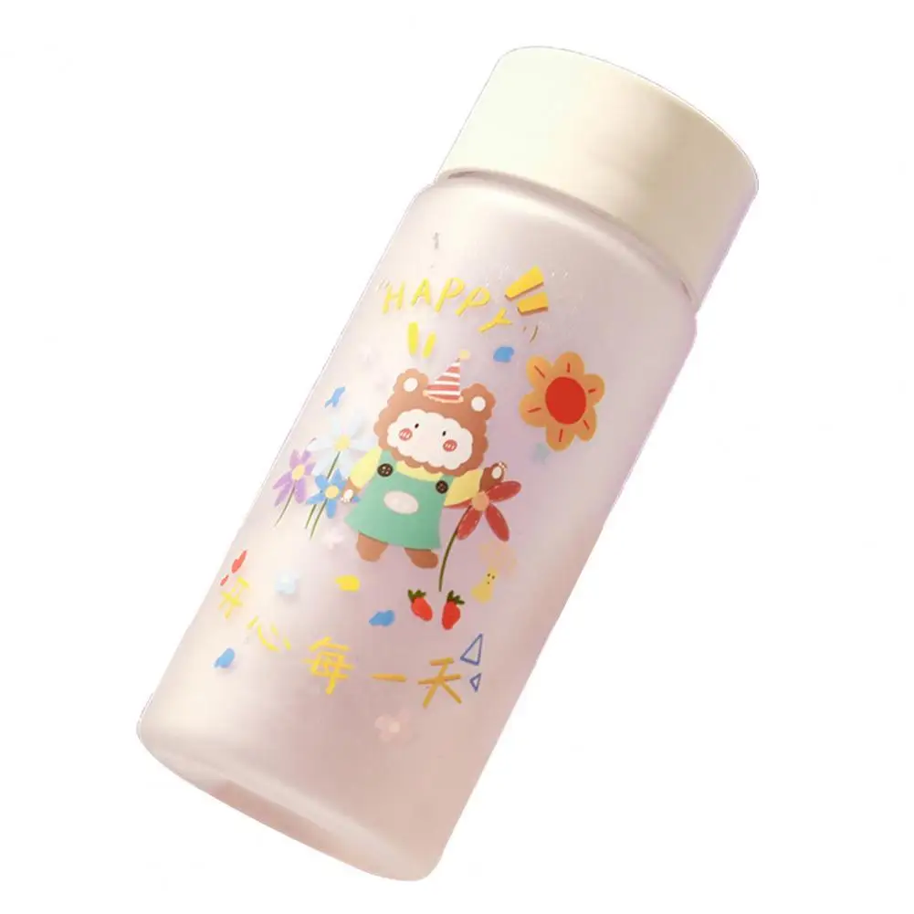 

500ml Kids Water Bottle Cartoon Print Fall Resistant Plastic Children Boys Girls Drink Water Cup