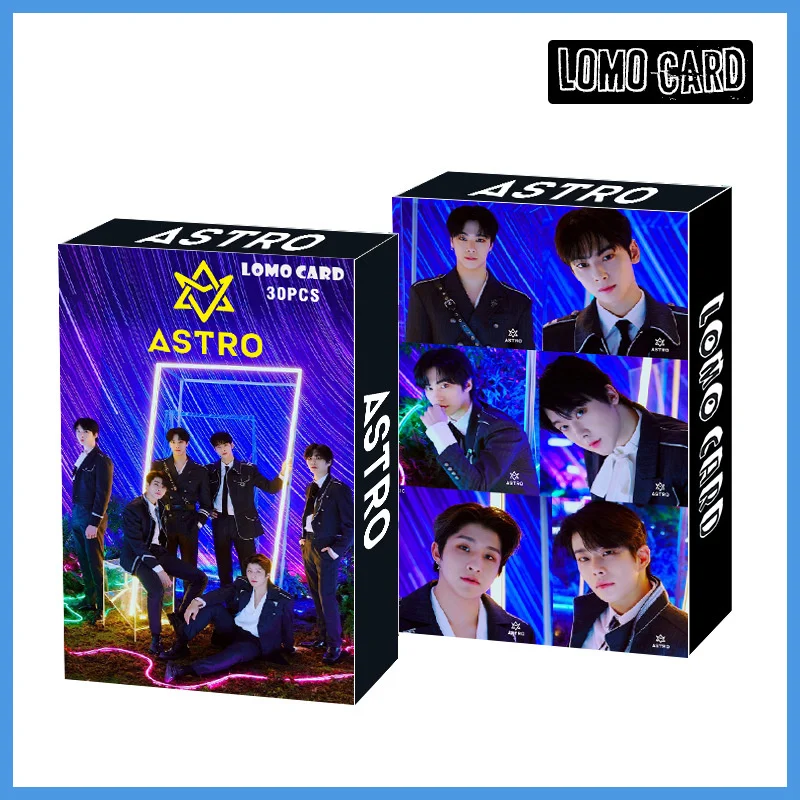 

KPOP Straykids ATEEZ Astro LOMOcard Smallcard открытка случайная карта Greetingcard фанаты Новая Корея группа спасибо открытка