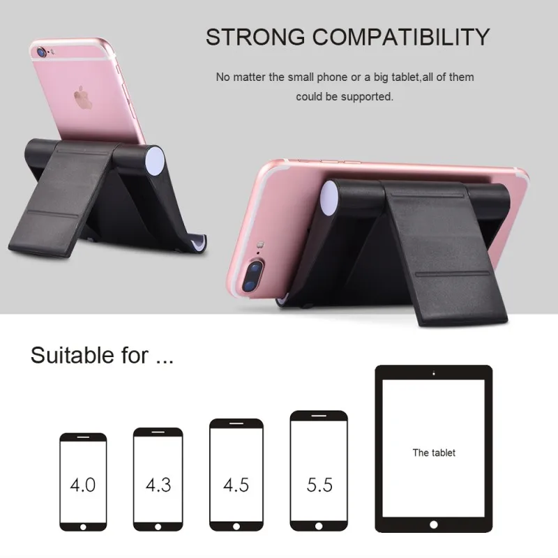 

Foldable Desk Phone Holder Mount Stand Universal For Samsung S20 Plus Ultra Note 10 IPhone 11 Mobile Phone Tablet Desktop Holder
