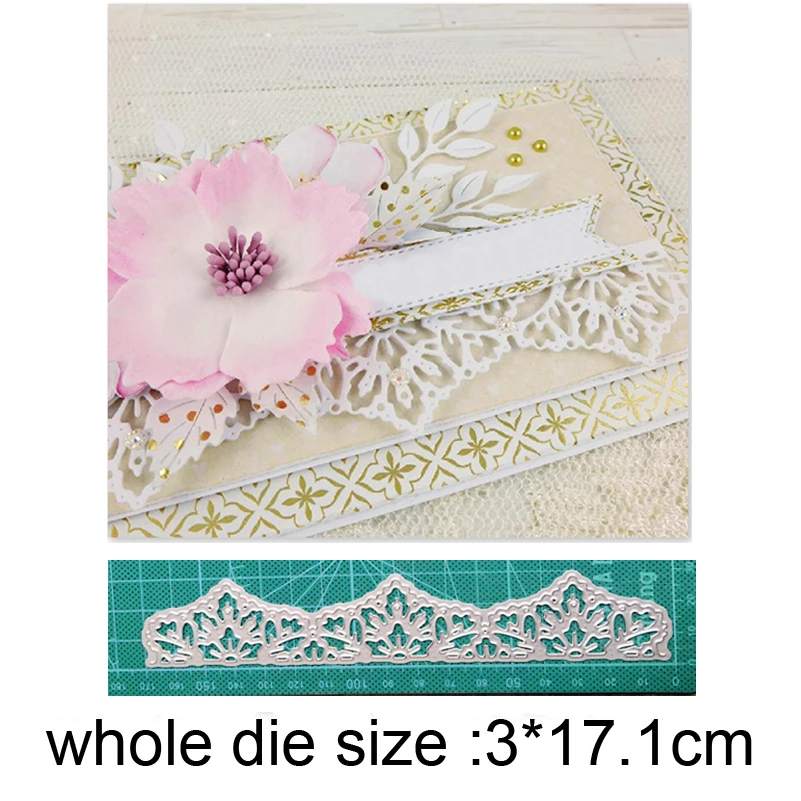 Металлические штампы для рукоделия вырезанные кружевная полоса края отделка