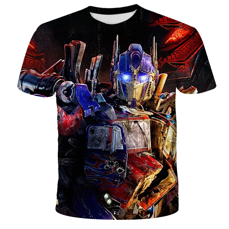 

Summer Hornet 3D T-shirt Boys/Girls Kids Autobots Short Sleeve Shirts Kids Robot Short Sleeve Boys Birthday Tops T-shirts
