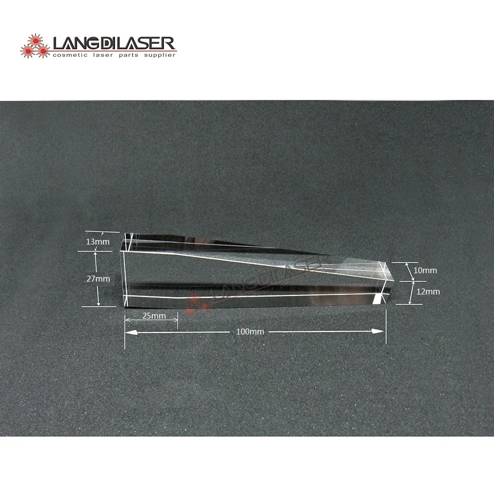 Size : 100(25)*27(12)*13(10) , Diode laser prism 808 diode laser windows , Diode laser @808nm filter , Diode laser filter