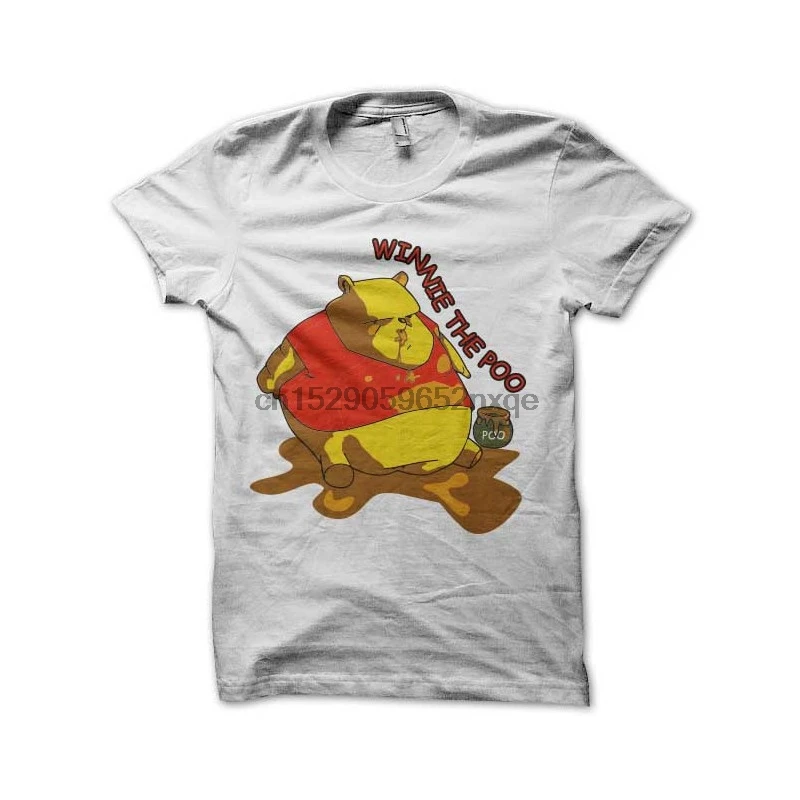 Мужская футболка Винни Пух белая женская и футболка|Мужские футболки| |