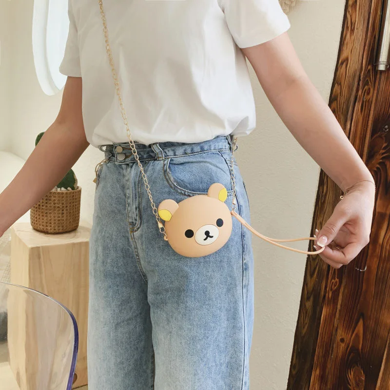 Лидер продаж милые Мультяшные аниме детские мягкие силиконовые кошельки для