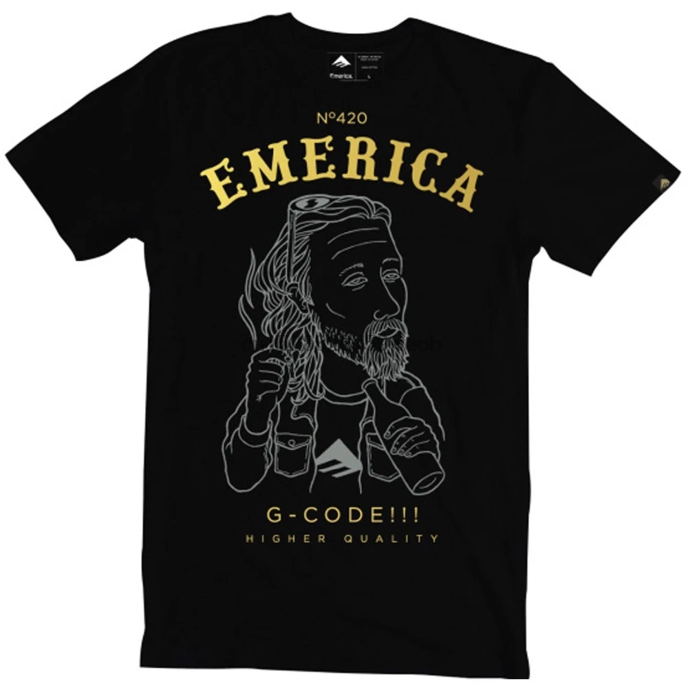 Emerica обувь Herman Hq 4 20 скейтборд Футболка черный |