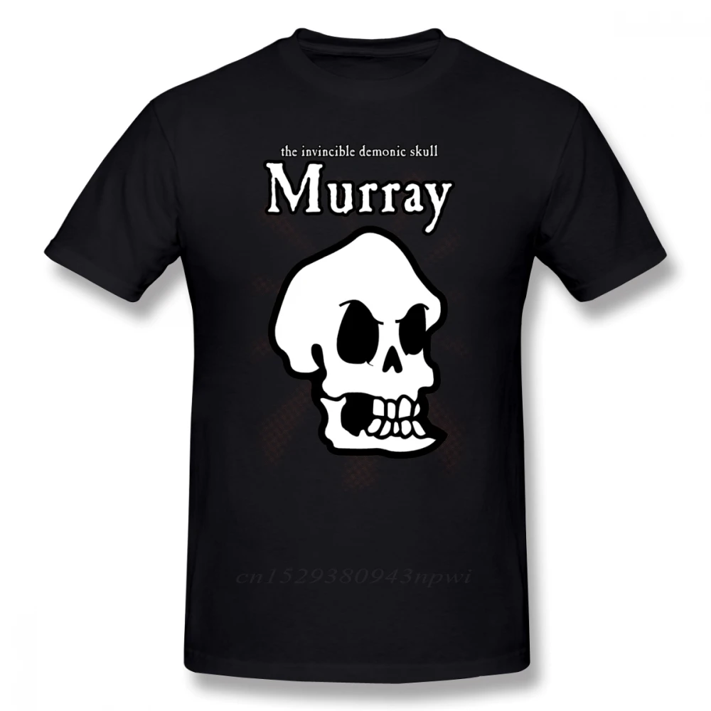 

Monkey Island T Shirt Monkey Island Murray The Skull T-Shirt Beach Cozy Tee Shirt Cute Print Male Short Sleeves Tshirt