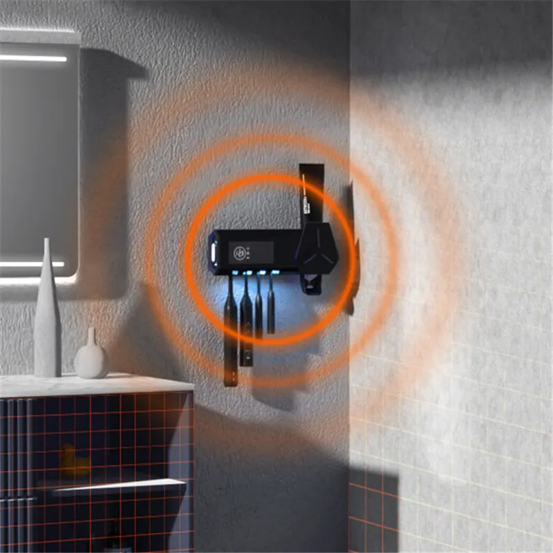 УФ стерилизатор держатель зубных щеток на солнечной энергии автоматический