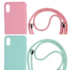 Силиконовый чехол карамельного цвета для iPhone 11 pro XS max Xr 6s 7 8 PLUS