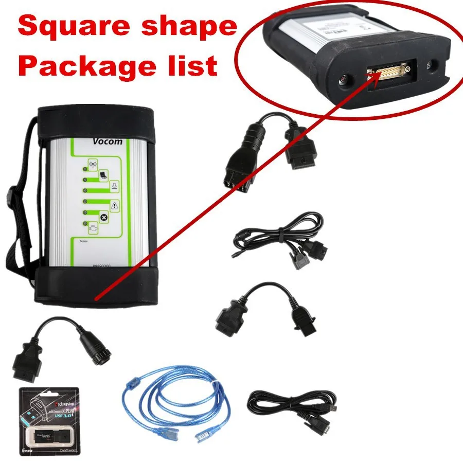 

V-OLV VOCOM 88890300 V2.7.40 Vocom Truck Scanner Heavy Diagnostic Scanner Tool