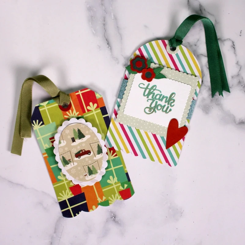 Шесть этикеток металлические Вырубные штампы вырезанные формы для украшения